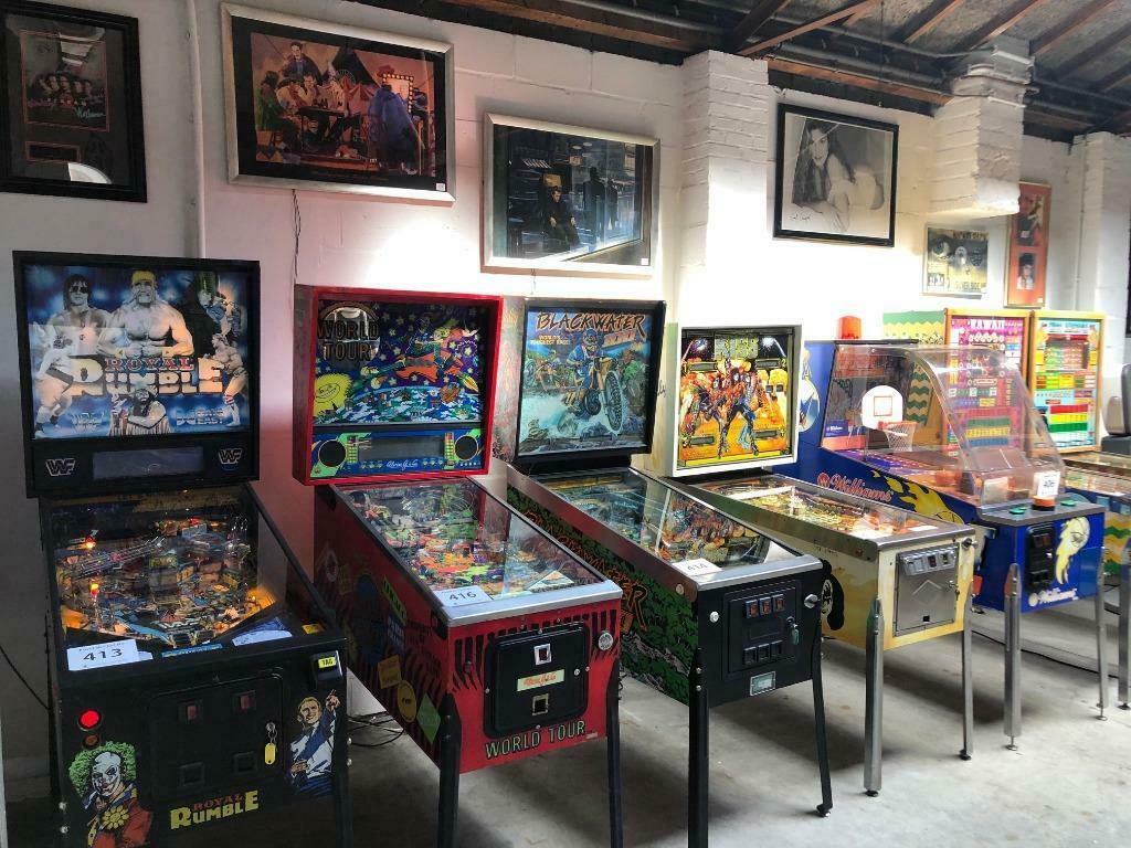 Arcade-, flipper en slotmachines