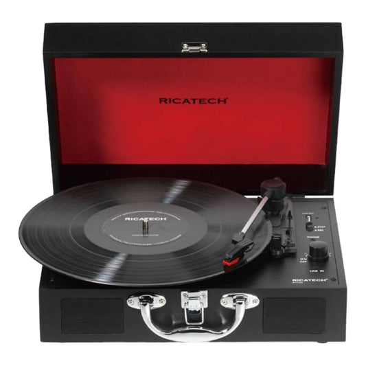 Ricatech Platenspeler RTT25 Executive Black Bluetooth