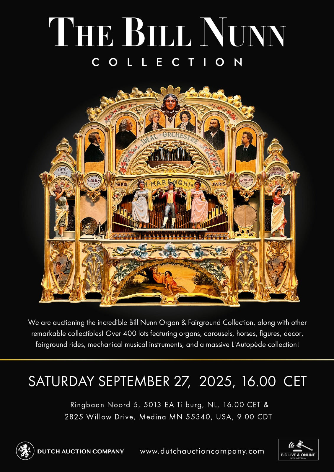 Catalog Bill Nunn Organ & Fairground Auction September 27, 2025