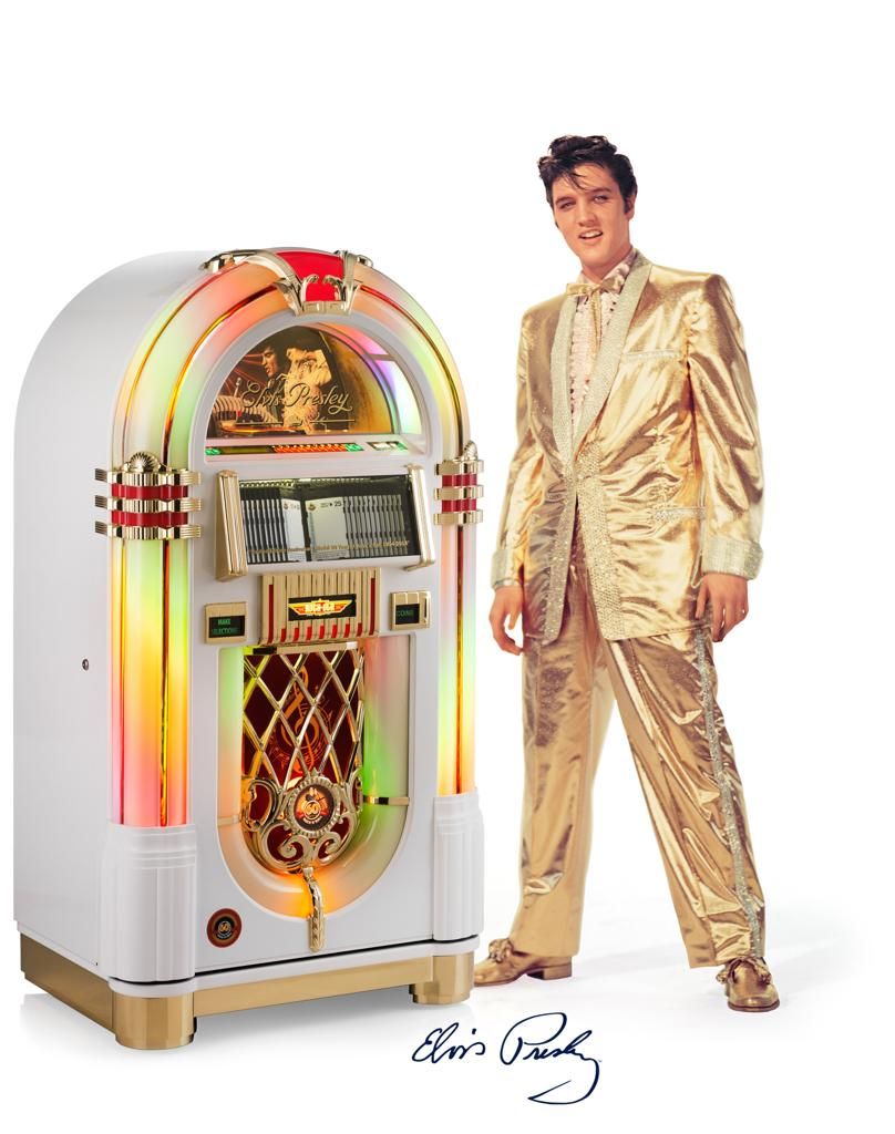 Rock-Ola Elvis Presley Limited Edition Jukebox Wit – The Dutch