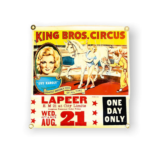 1935 Cole Bros Circus Poster