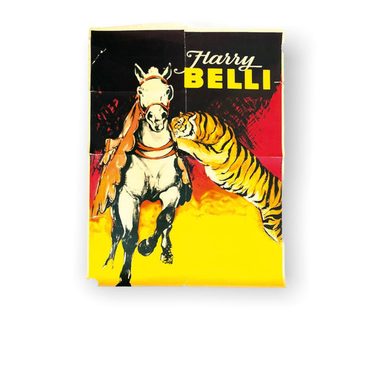 Harry Belli Circus Poster ca. 1950