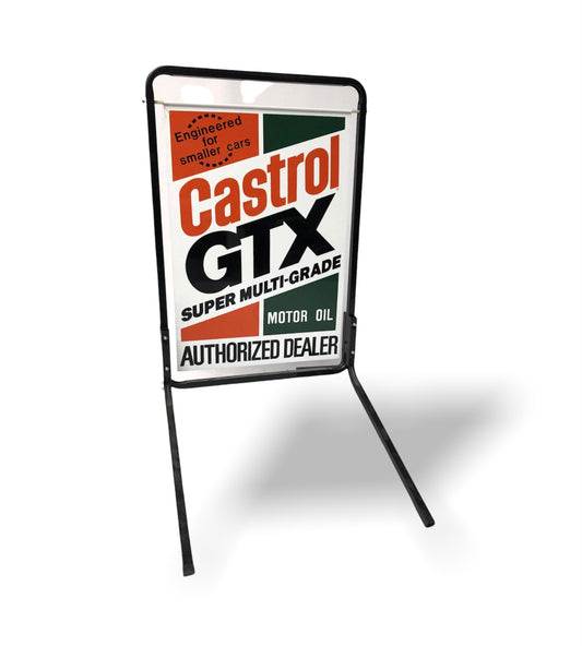 Castrol GTX Motor Oil Sidewalk Bord